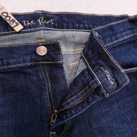 The Flirt Casual Button Zip Denim Medium Wash Jeans Womens Size 10 Blue - Picture 6 of 10